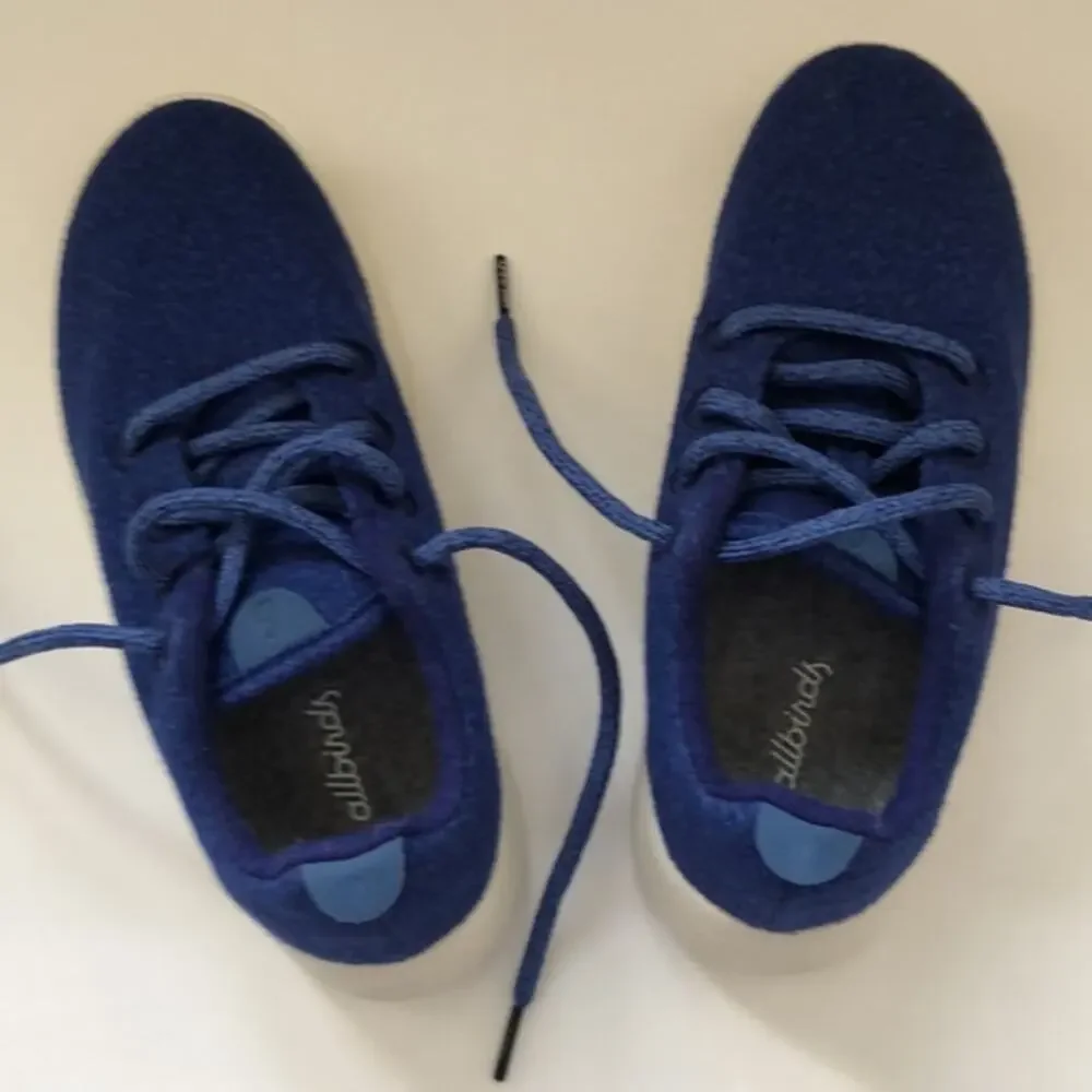 NWOB Allbirds Llimited Edition Women's Cobalt Blue Wool Runners Sz 6